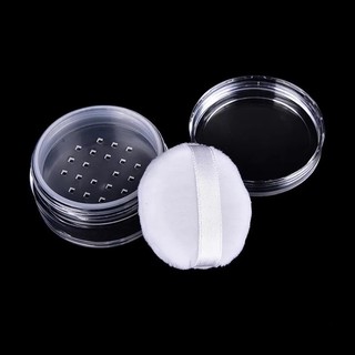 Hũ đựng phấn trang điểm handmade (nắp đen)