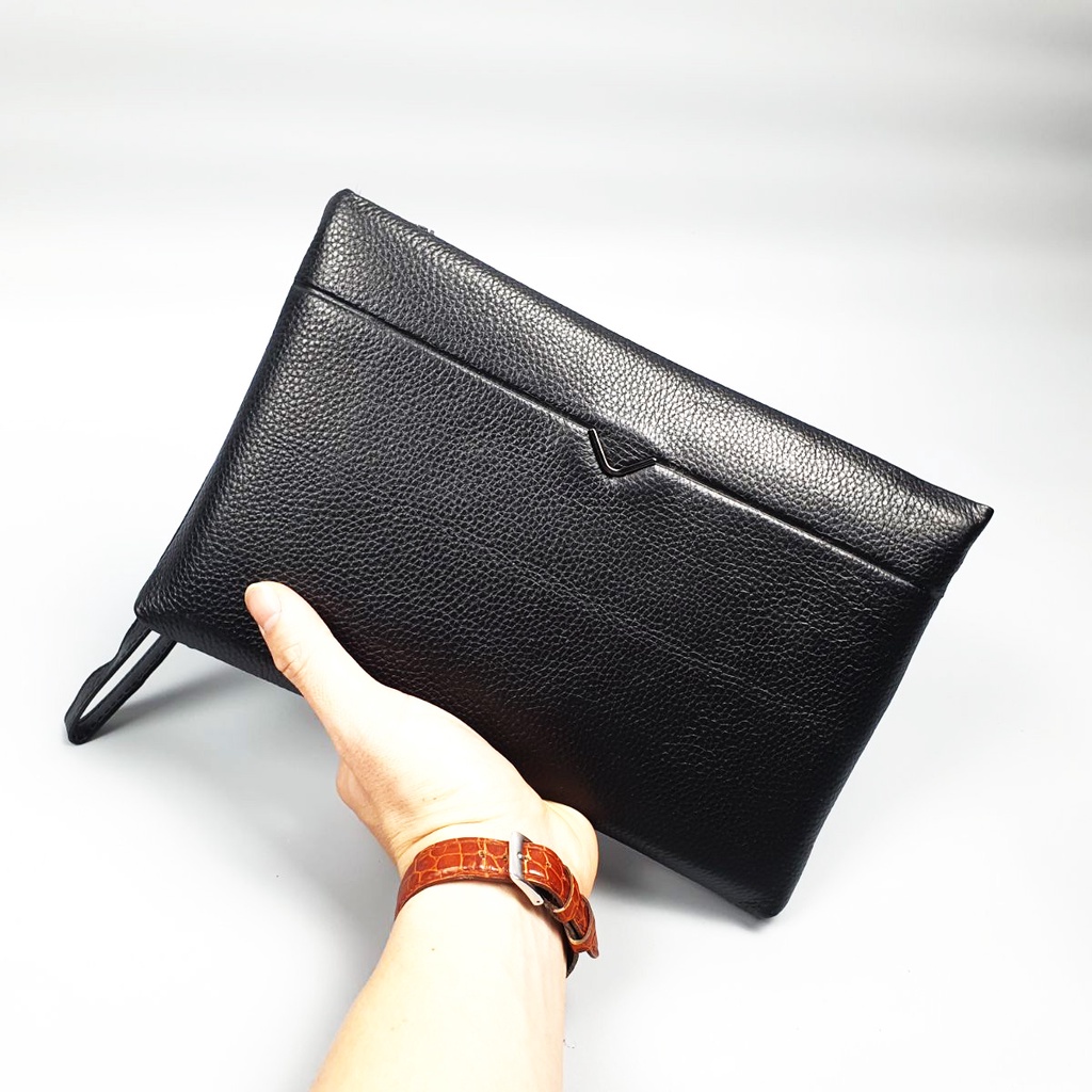 Clutch cầm tay nam da bò thật CL147  - 100% da bò thật BH 3 năm