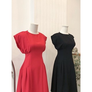 Đầm MX Cổ Tròn Rã Eo KAMI