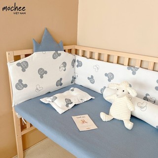 Quây cũi vải Mochee muslin