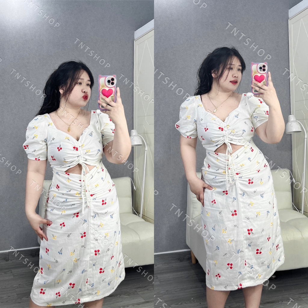 ĐẦM HOA NHÍ RÚT NGỰC [TNT SHOP BIGSIZE 60KG 90KG]