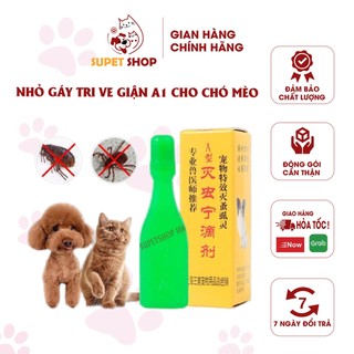 nhỏ gáy trị ve giận chó mèo A1