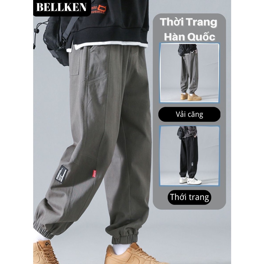 Quần jogger nam Hàn Quốc xuất xịn, quần dài chất co giãn ống chun co giãnThời trang