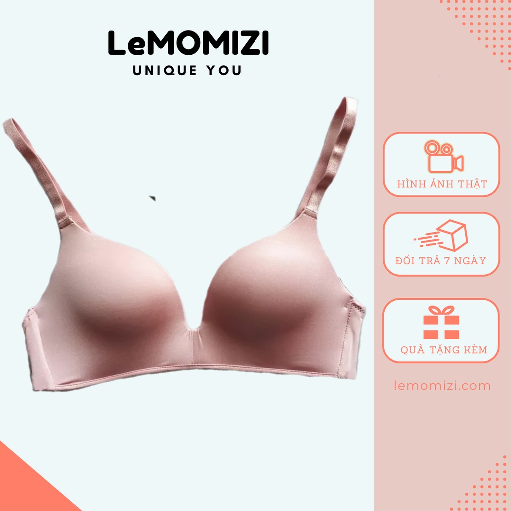 Áo ngực KHÔNG GỌNG LeMOMIZI - đúc su SIÊU mềm mịn nhẹ - BRADS05
