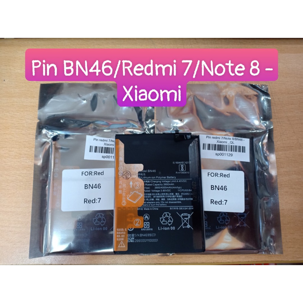 Pin BN46 Redmi Note 8/Redmi 7  Xiaomi