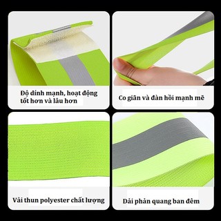 Dây Đai Phản Quang Đi Phượt (Mẫu Đai Đeo và Đeo Tay, Chân)
