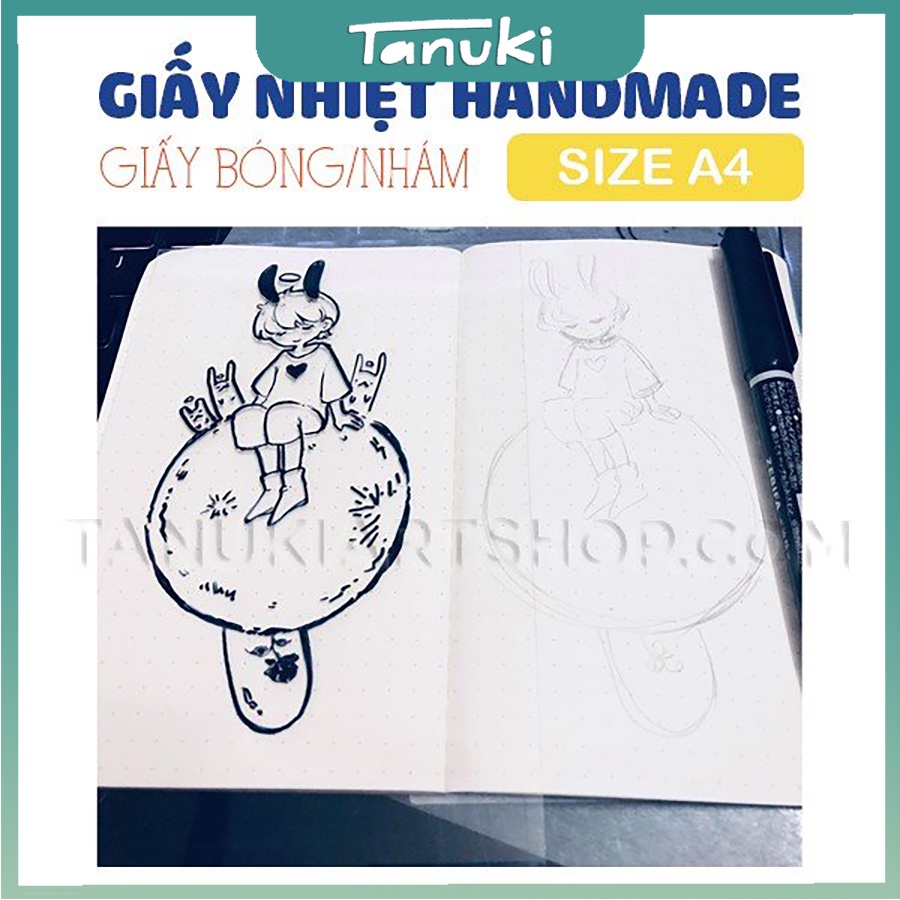 Giấy nhiệt làm đồ handmade size A4