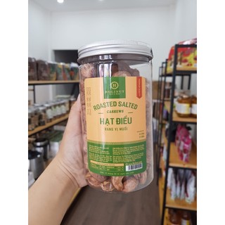 Hạt điều rang muối còn lụa Bình Phước loại chuẩn 450g