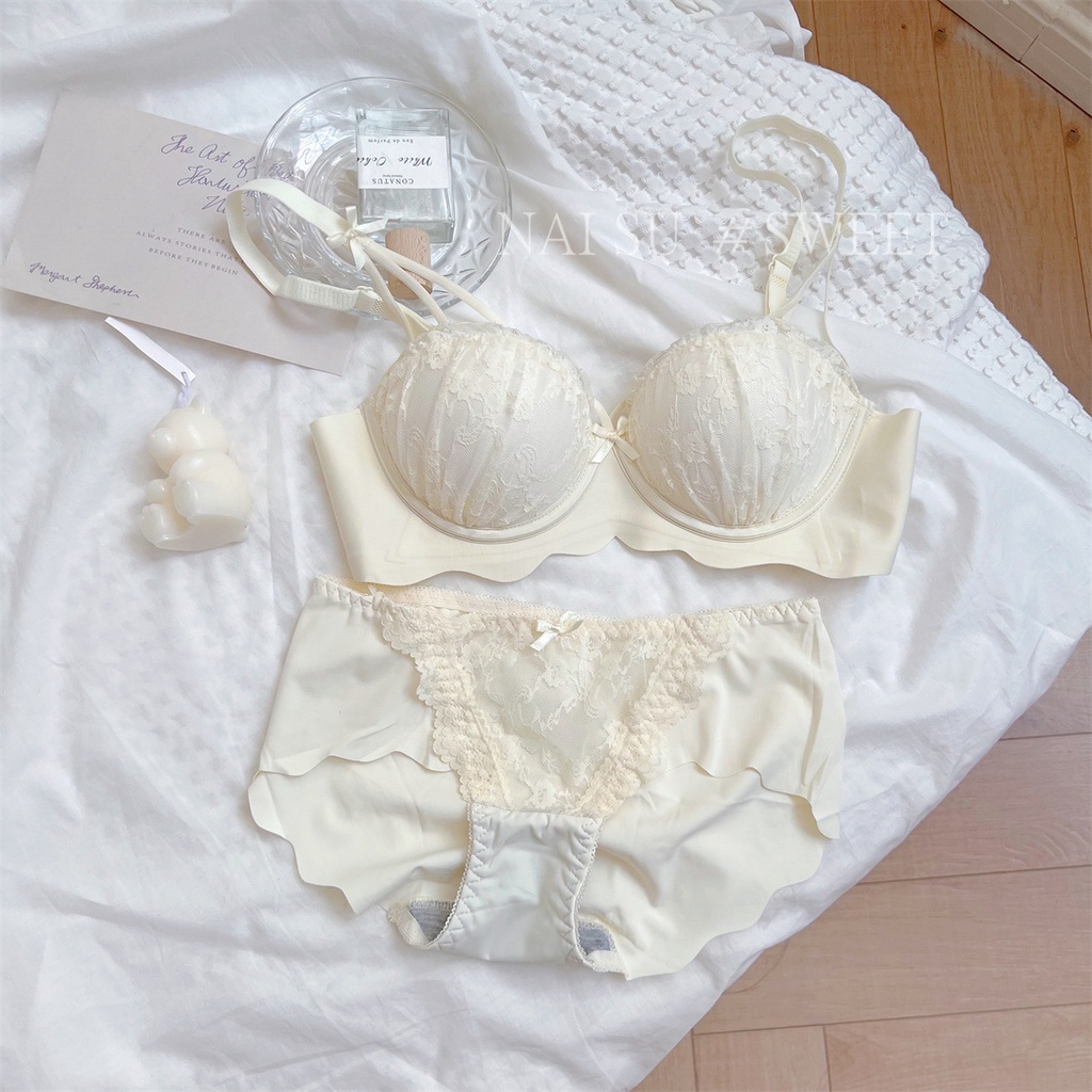 Bộ quần áo lót cùng tông phối ren sexy cho nàng cá tính 1002