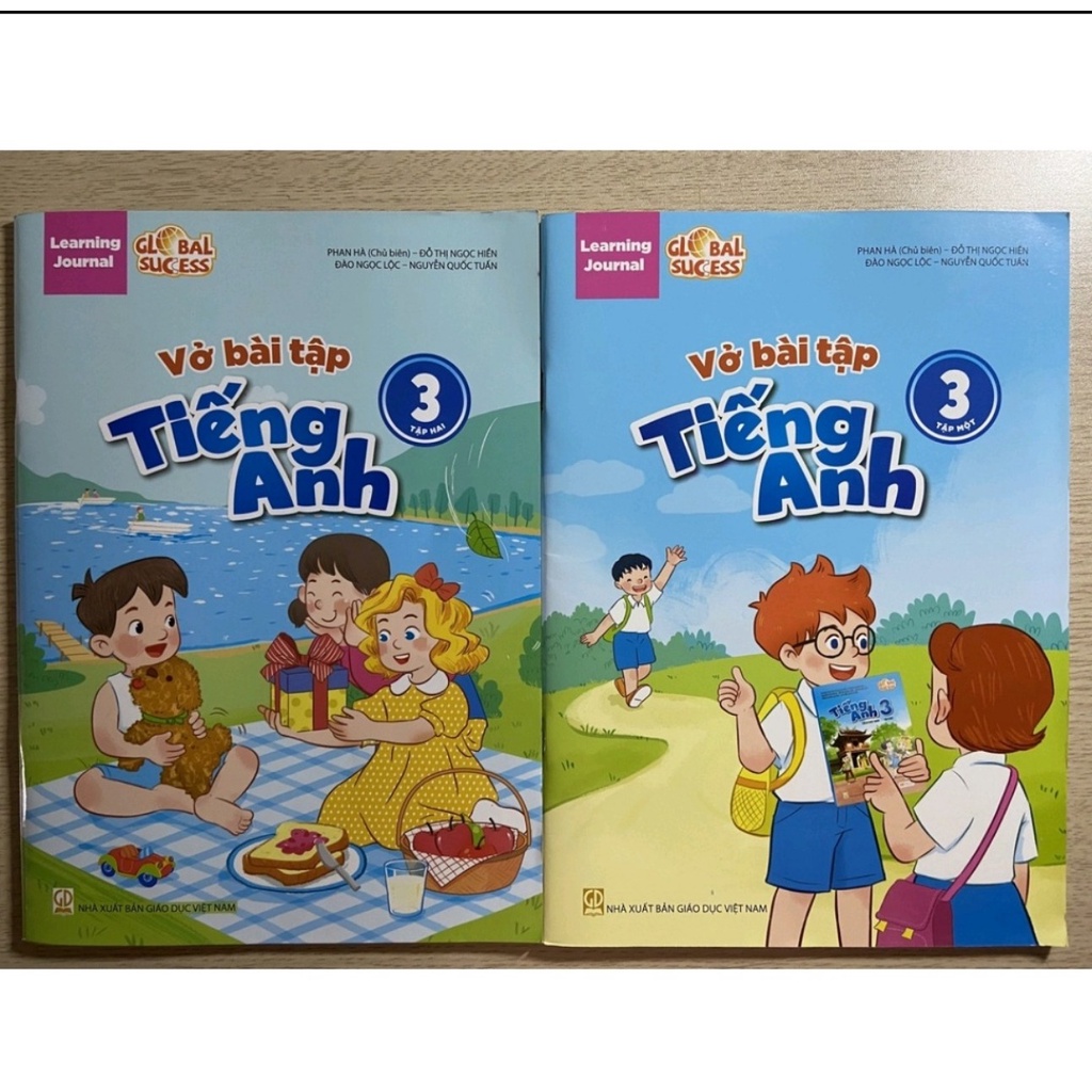 Sách - Vở bài tập Tiếng Anh lớp 3 ( tập 1 + tập 2)