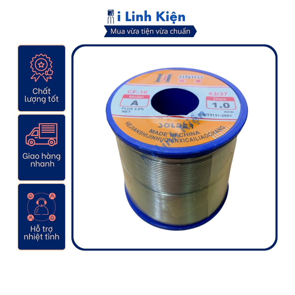 Thiếc hàn nhựa thông sn63 cao cấp 500G nhẹ lửa ít khói mối hàn sáng.