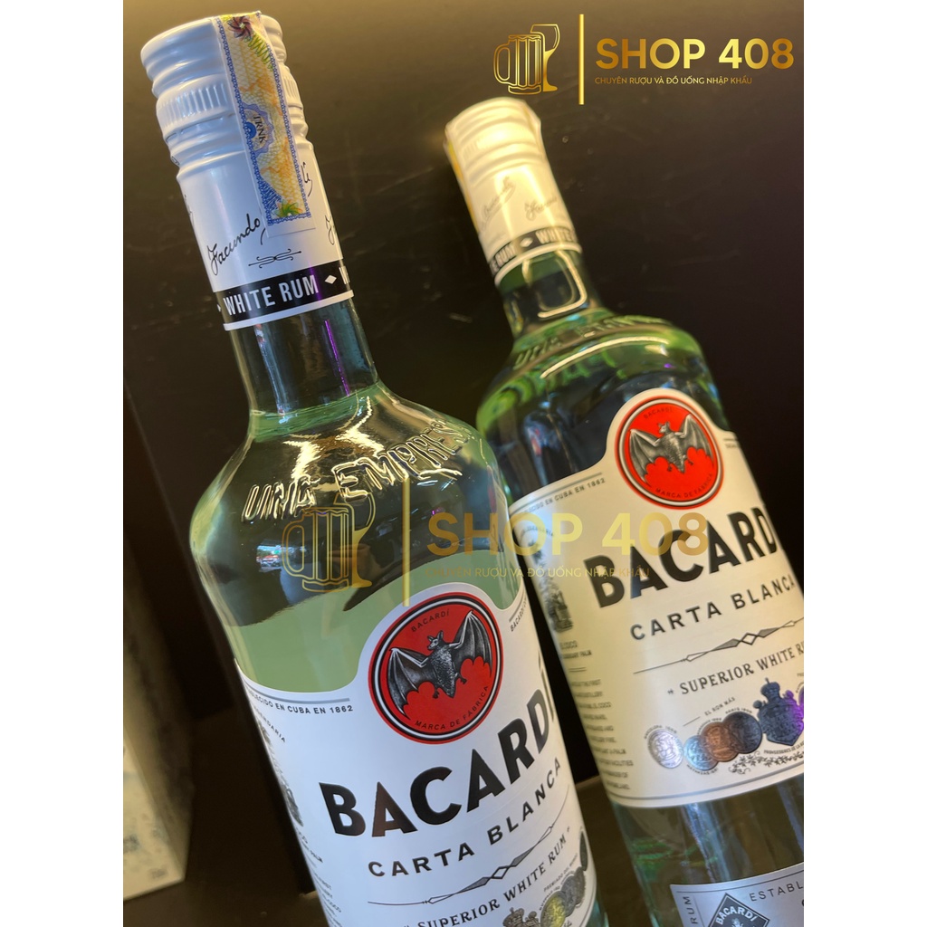 Rượu Bacardi White Rum  750ml