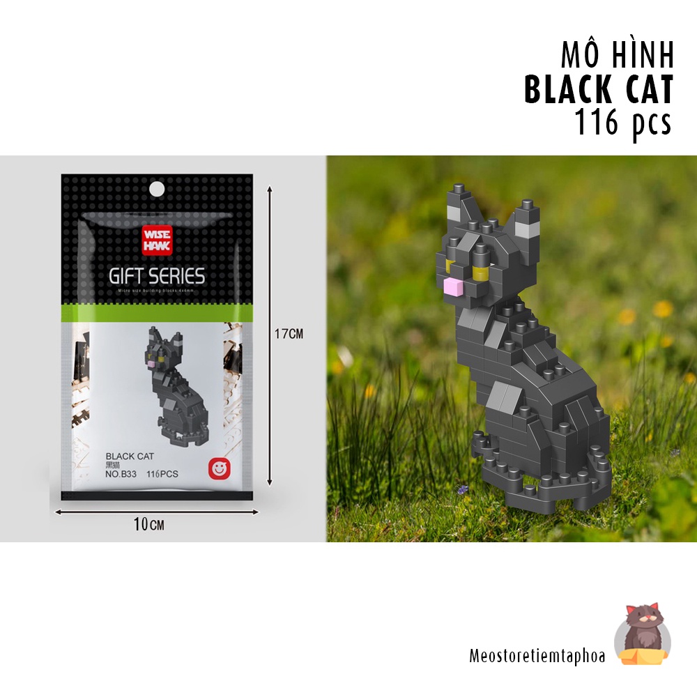 Đồ chơi Lắp Ghép Mô hình Động Vật/ Chó/ Mèo/ Đồ Chơi Mảnh Ghép LeGo Mini Kích Thước Nhỏ