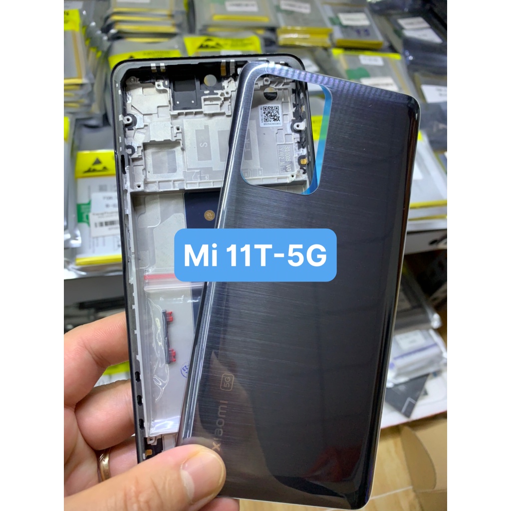Bộ vỏ, khung xương, kính lưng zin xiaomi Mi 11T - 5G