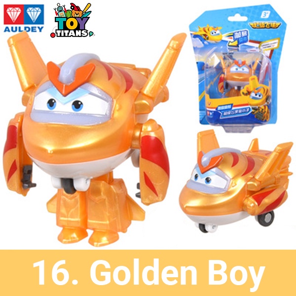 Đội bay siêu đẳng SUPERWINGS - Robot máy bay Golden Boy - Cỡ nhỏ