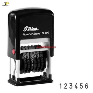 Dấu 6 số xoay shiny s-409 cao 4mm