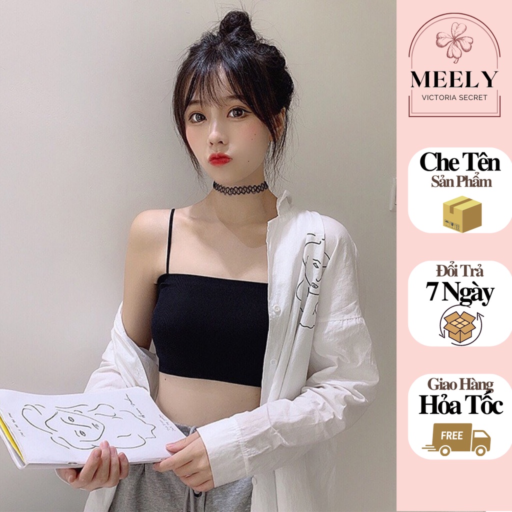 Áo Bra Quây Su Đúc Nữ Có Đệm Mút Nâng Ngực Chất Liệu Siêu Co Giãn Áo 2 Dây Màu Pastel Siêu Dễ Phối Đồ - 267