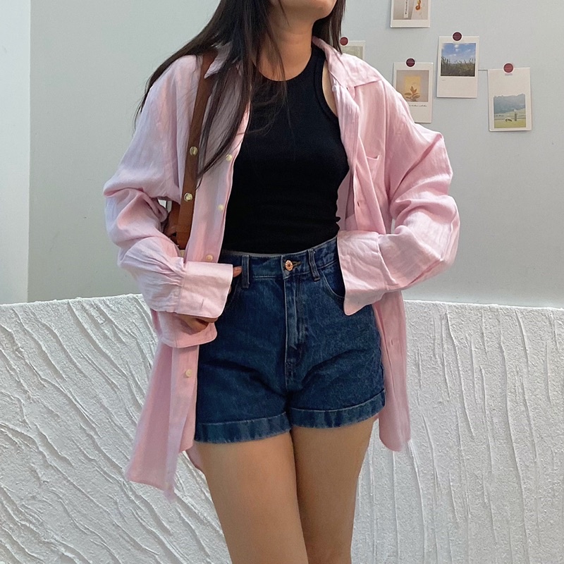 Sơ Mi 2 hand oversize