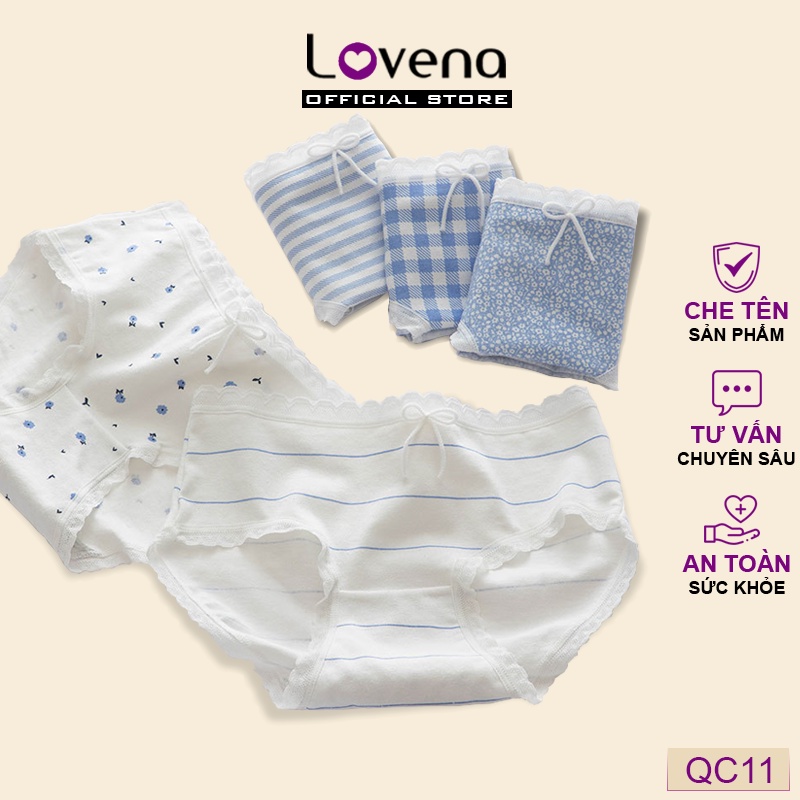 Quần Chip Nữ Cotton Kháng Khuẩn Dễ Thương Lovena QC11