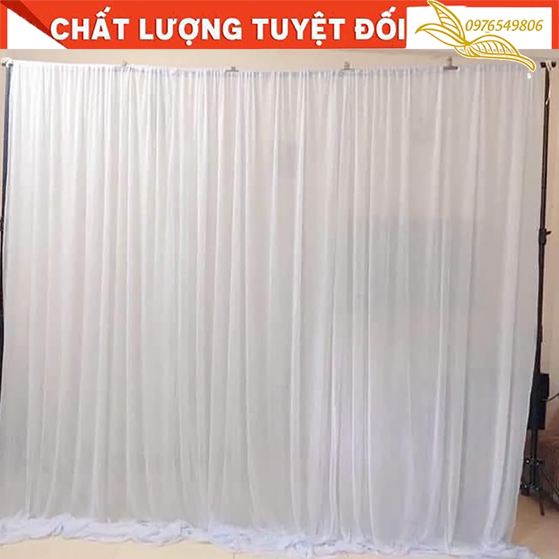 {ĐÃ MAY SẴN} Rèm voan thun dùng làm phông nền , background sinh nhật , tiệc cưới v.v.. Rèm thun nhúng | BigBuy360 - bigbuy360.vn