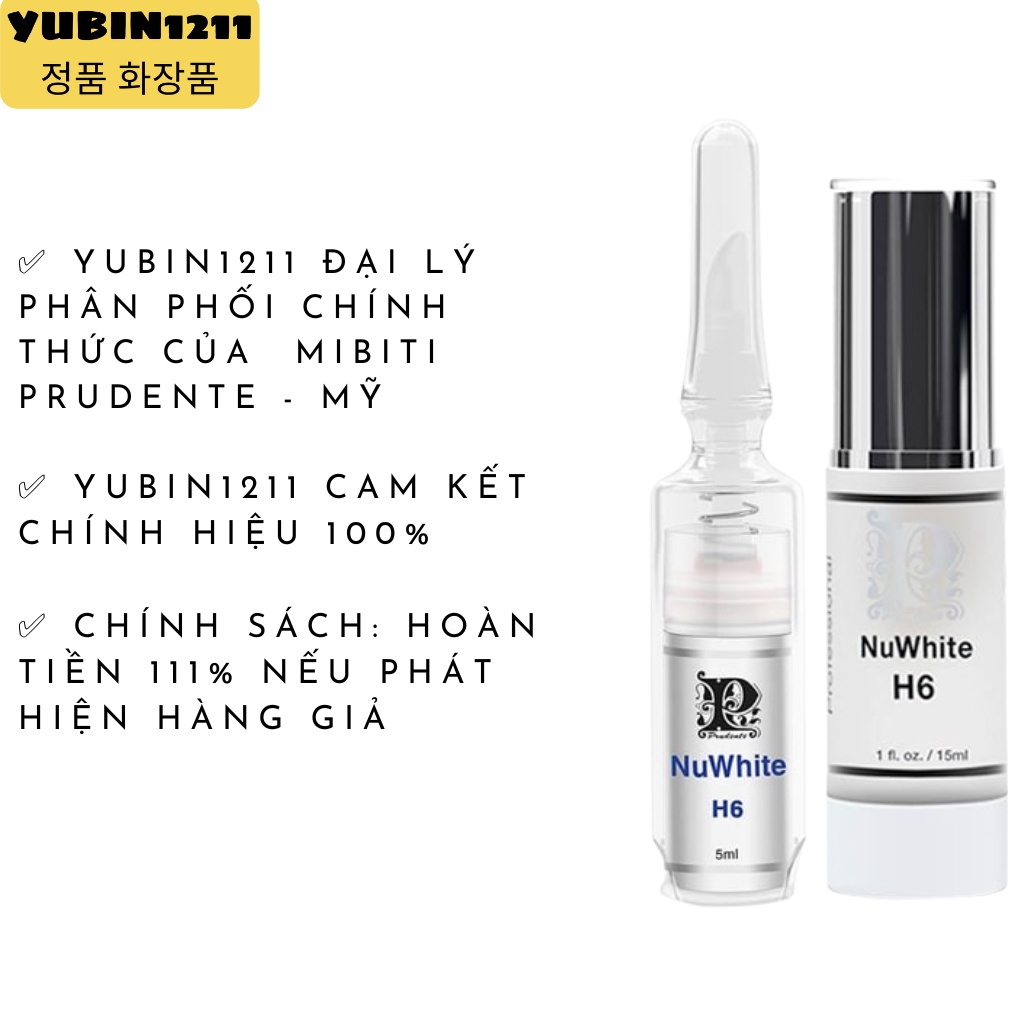 Kem Hỗ Trợ Giảm Thâm Nách Bẹn Nuwhite H6 5ml Làm Hồng Trắng Tự Nhiên Sau 1 Tuần