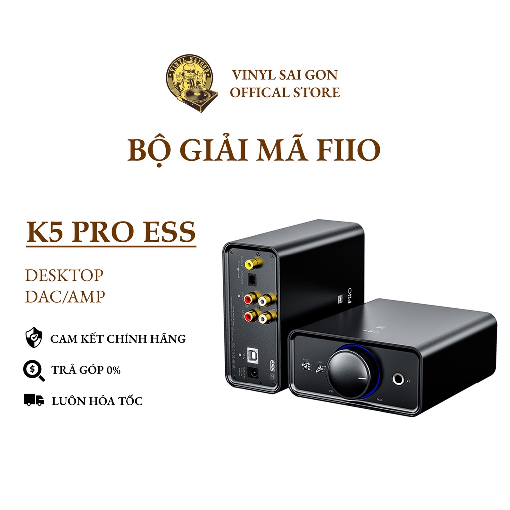 Bộ Giải Mã Desktop Dac/Amp FiiO K5 Pro ESS - Bảo Hành Chính Hãng 12 Tháng