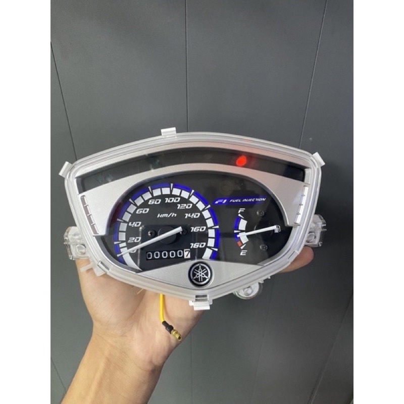 Đồng hồ spark thái kim trắng gắn sirius,ex 2010 chính hãng yamaha
