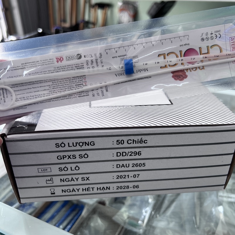 VÒNG TRÁNH THAI CHỮ T BẰNG ĐỒNG SMB ẤN ĐỘ TCU COPPER T 380A SẢN KHOA