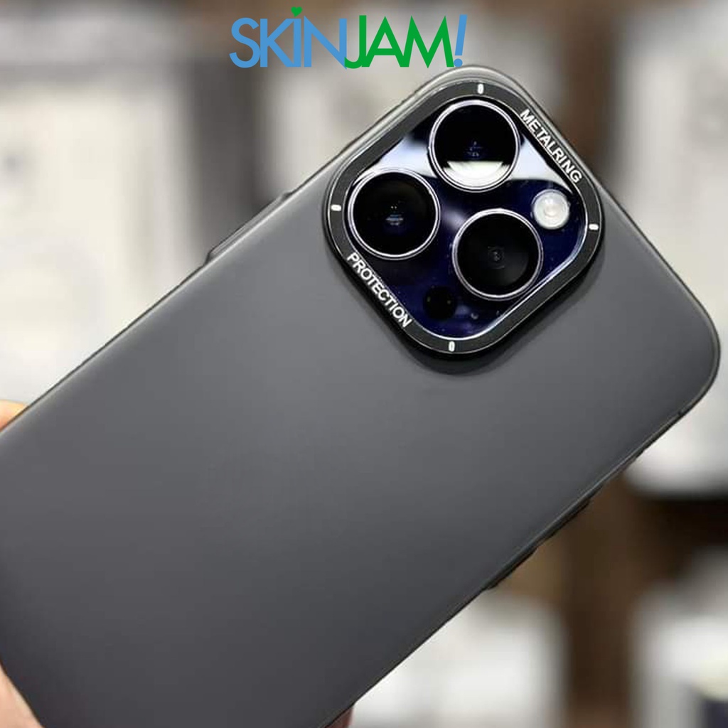 Ốp Siêu Mỏng XM Bảo Vệ Camera, Nút Bấm Dễ Dàng, Lưng Nhám Chống Vân Tay iP 14Promax/ 14Pro/ 13Promax/ 12Promax