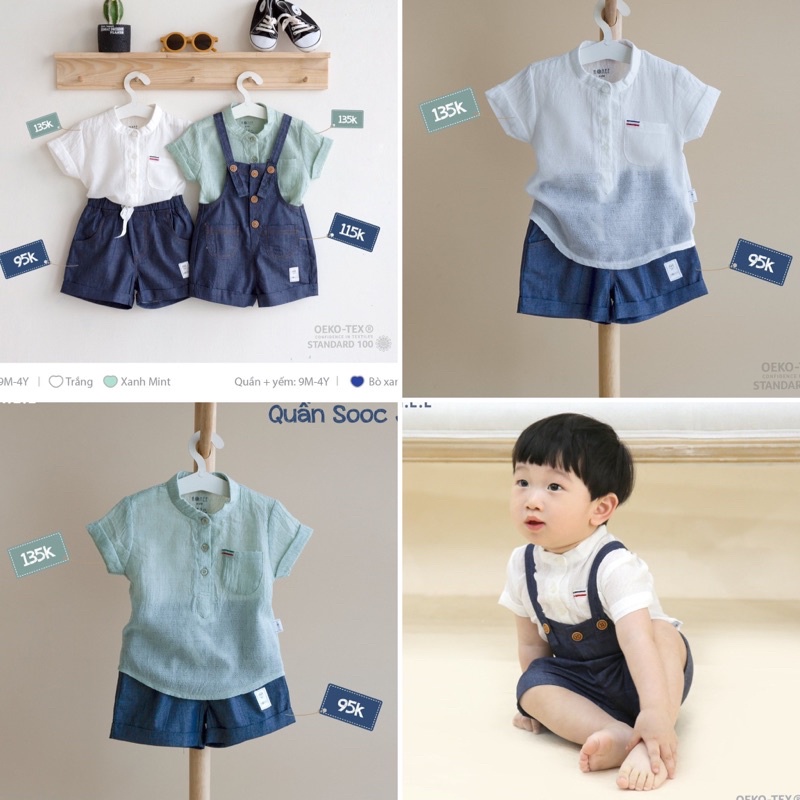 Yếm, áo rời HRNEE mềm mịn chính hãng
