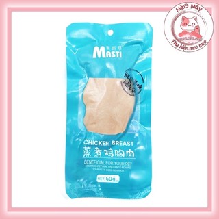 Ức gà hấp ăn liền cho thú cưng