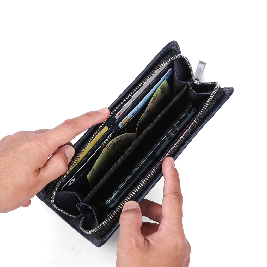 Ví Clutch Cầm tay Harda Da Taiga cao cấp