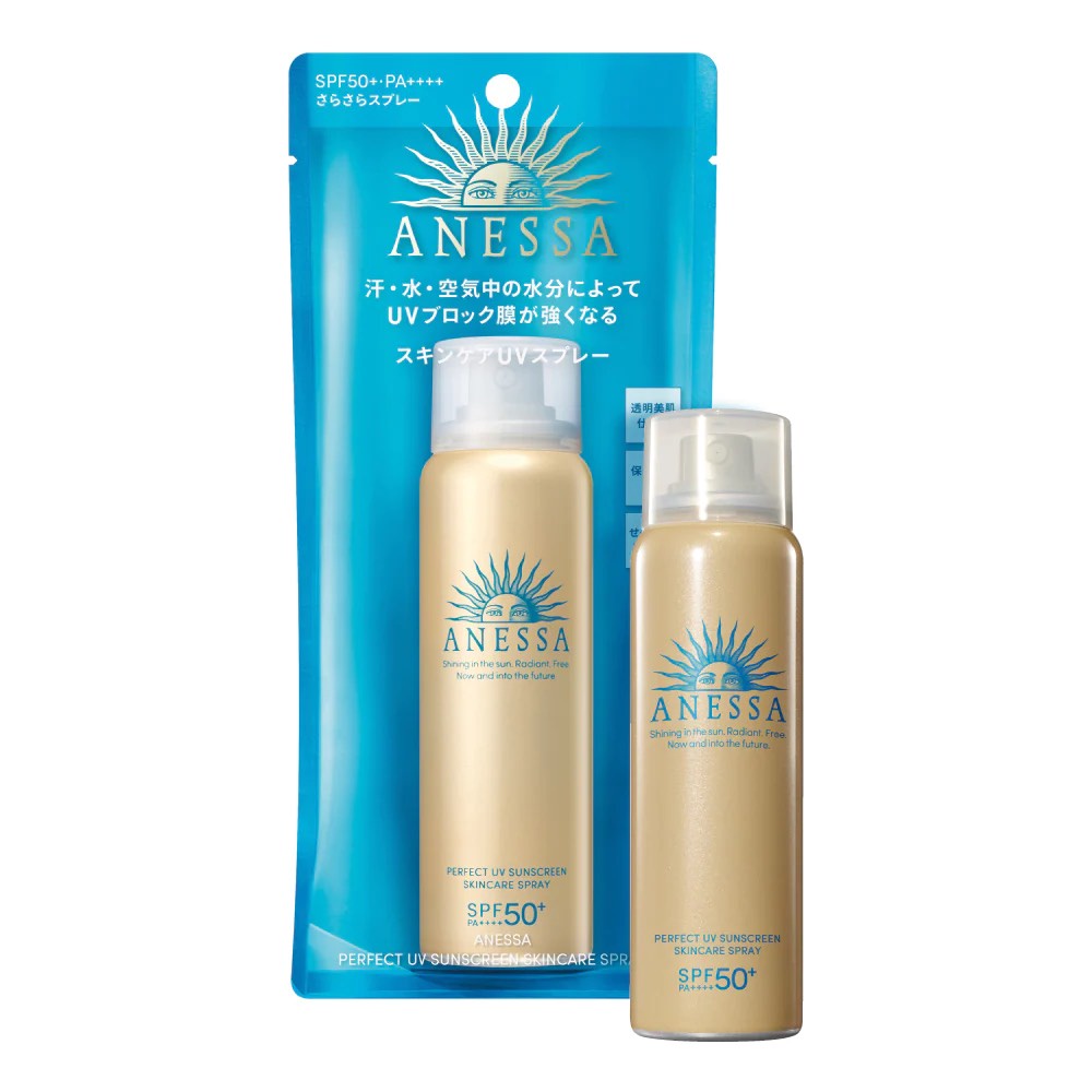 Xịt Chống Nắng Anessa Dưỡng Da Đa Năng Bảo Vệ Hoàn Hảo Perfect UV SPF50+ PA++++ 60g