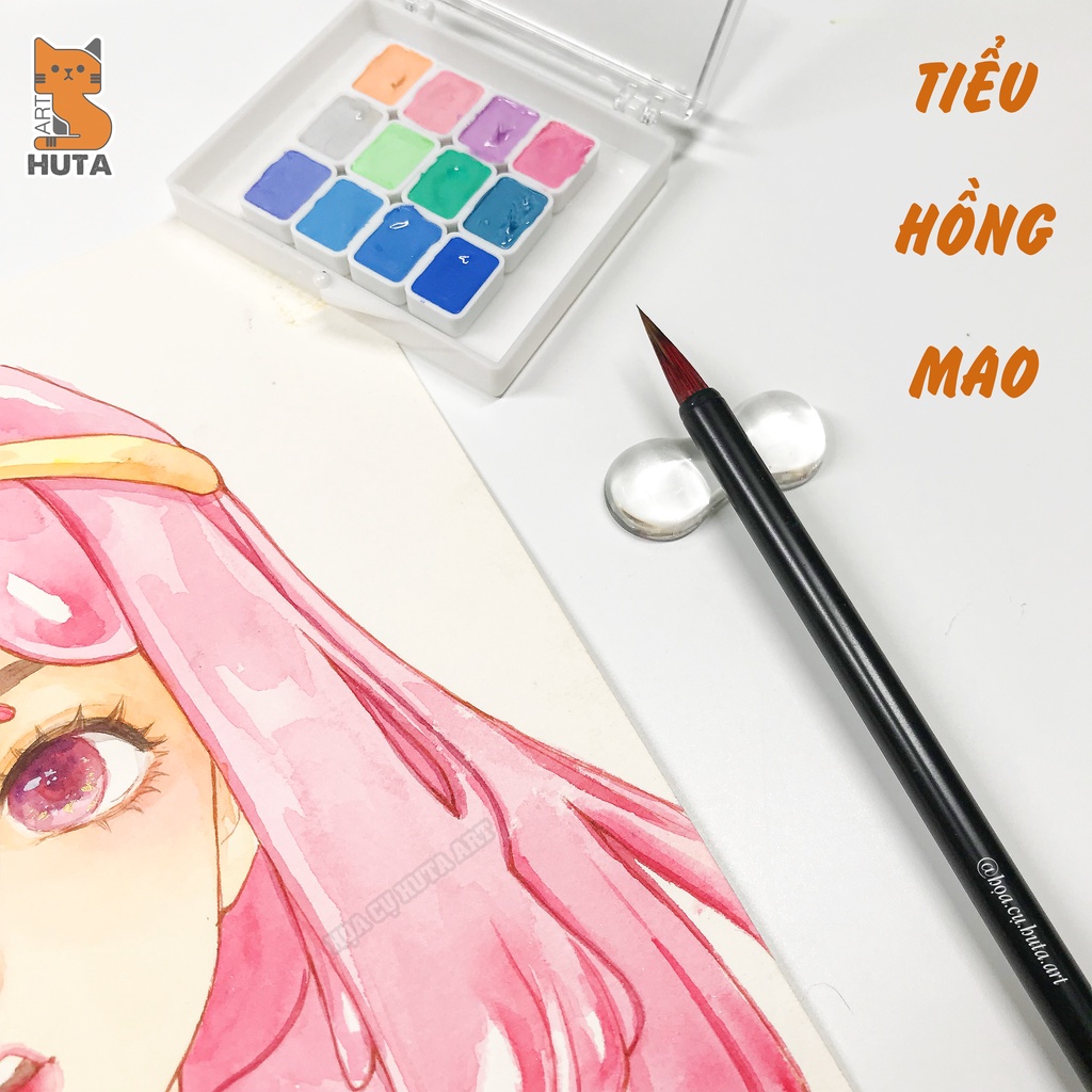 Cọ vẽ thư pháp Tiểu Hồng Mao