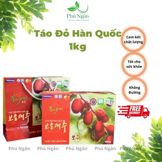 Táo đỏ Hàn Quốc hàng loại 1 chuẩn chính hãng hộp 1kg