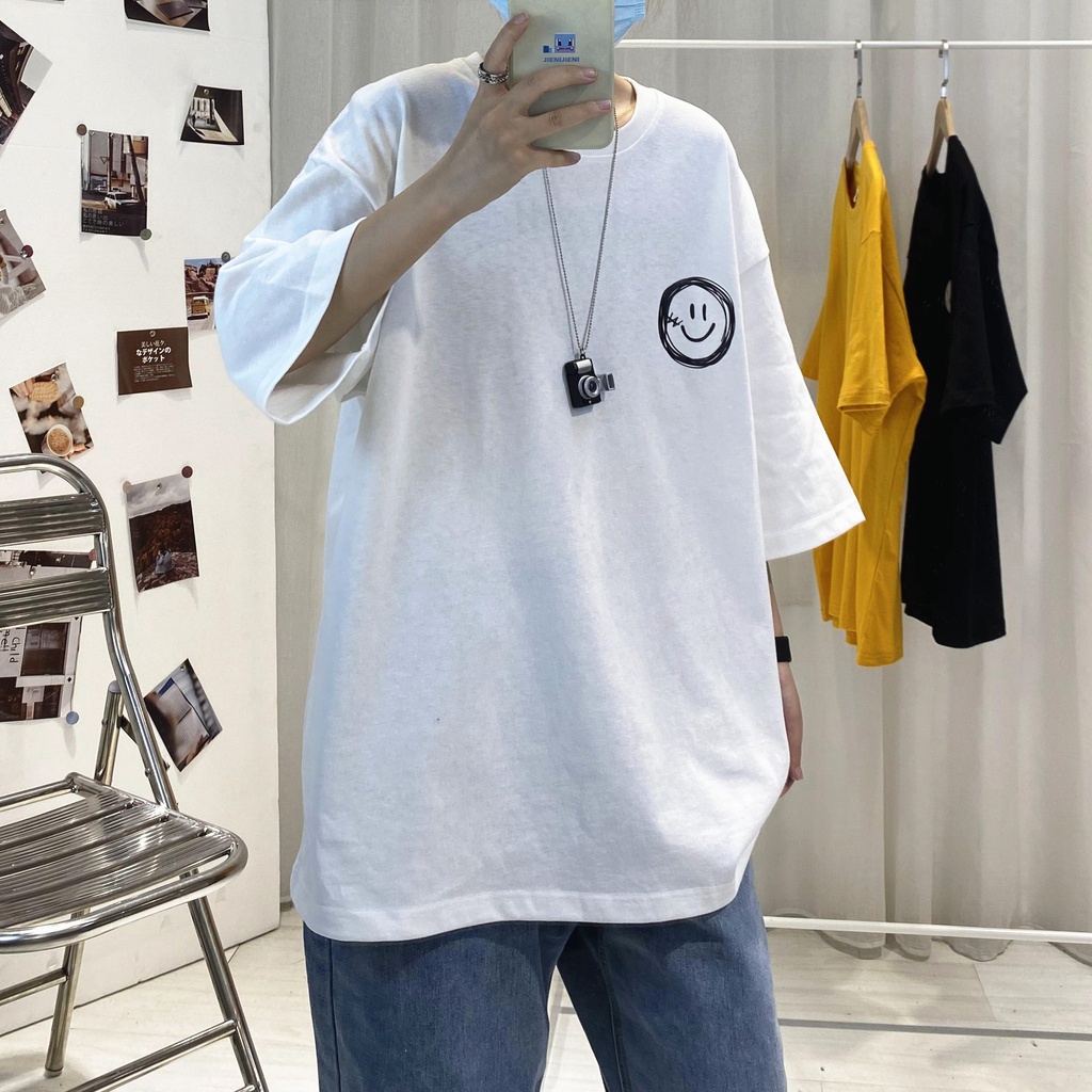 Áo phông tay lỡ nam nữ unisex form rộng phong cách mùa hè chất đẹp