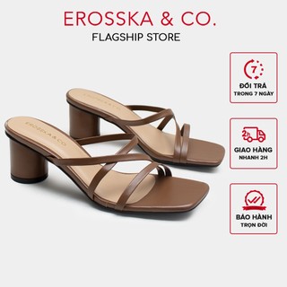 Erosska - Dép quai mảnh thời trang Erosska gót cao 5cm màu _ EM092