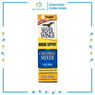 Keo bạc Colloidal Silver Natural Path Silver Wings 500ppm 30ml