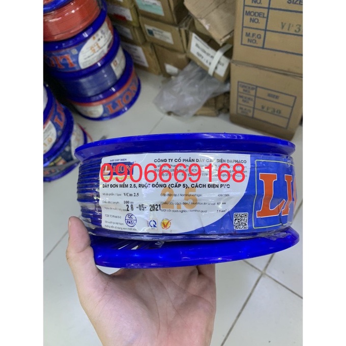 Dây Điện LION Đơn Mềm 0.5 / 0.75 / 1.0 / 1.5 / 2.5