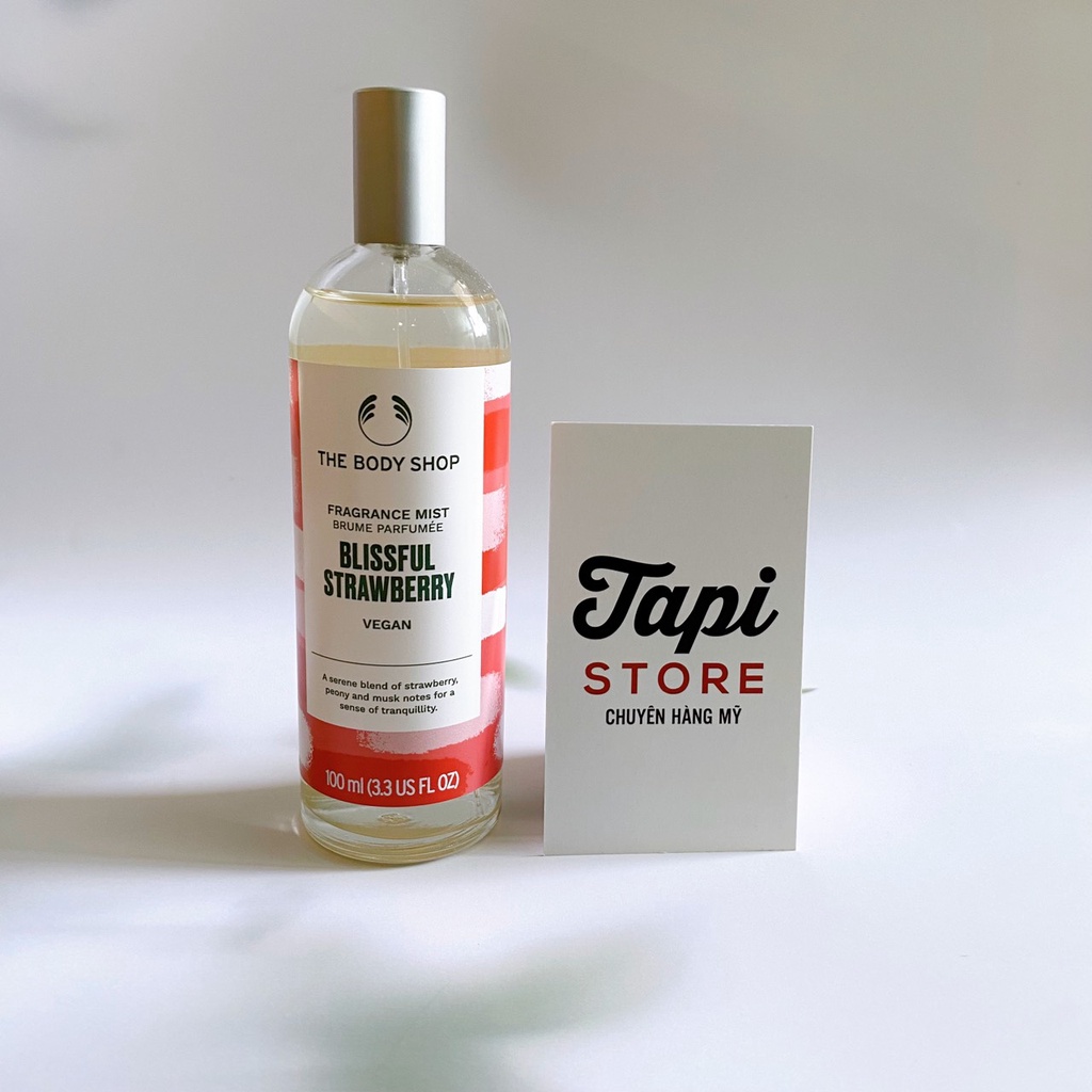 Xịt thơm nước hoa The Body Shop Blissful Strawberry Fragrance Mist 100ml