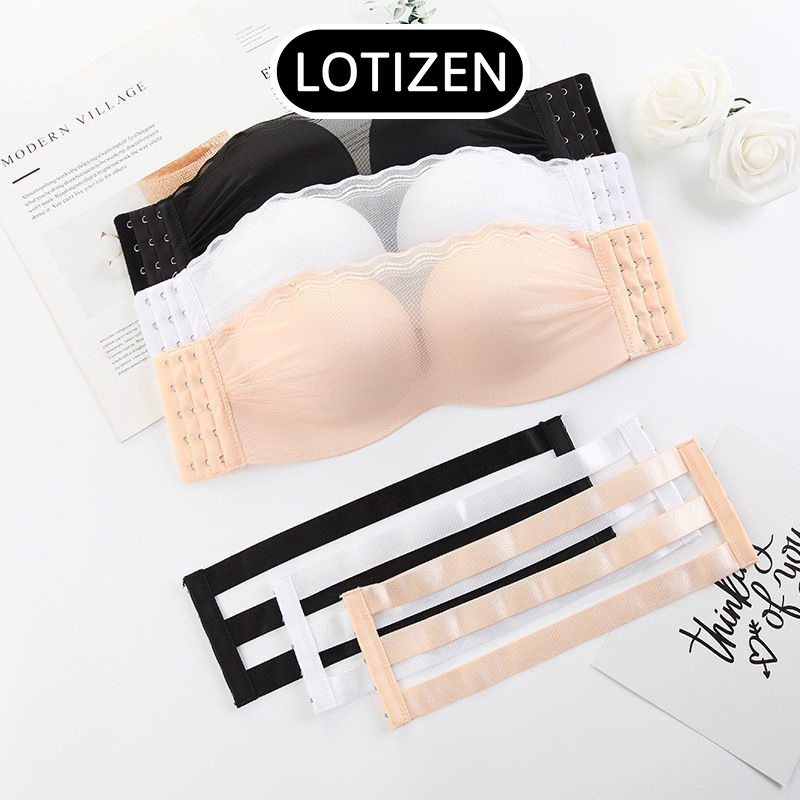 Áo lót nữ cúp ngang dây rời mút dày nâng ngực tạo khe