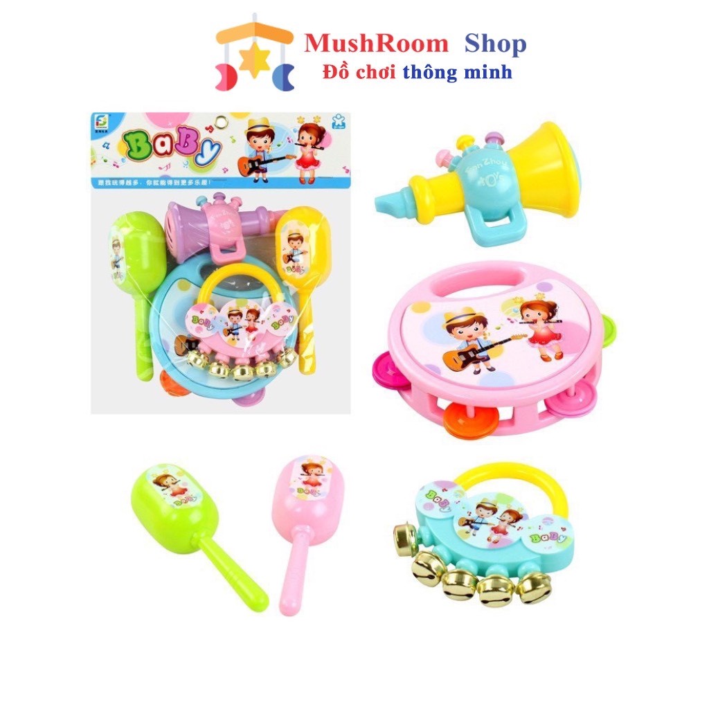 Đồ chơi lục lạc MUSHROOM dành cho bé
