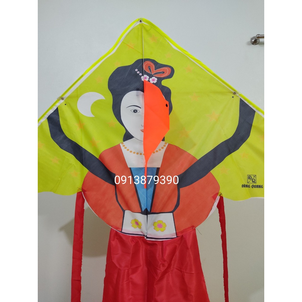 Diều hằng nga lớn 2.3m tuyệt đẹp tặng tay cầm và 50m dây