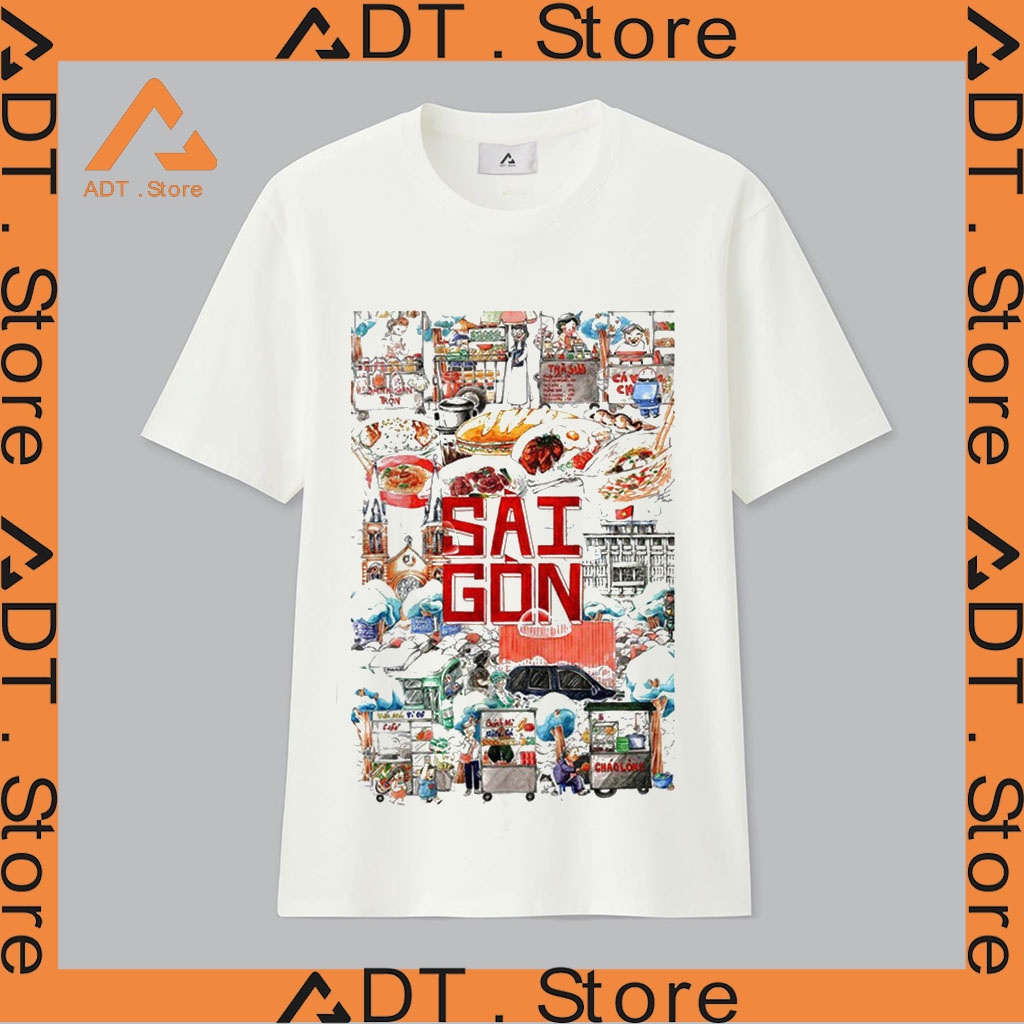 Áo thun bán lẻ giá sỉ Team Sài Gòn Nam Nữ