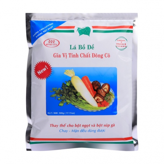 Hạt nêm chay nấm Đông Cô Lá Bồ Đề - Export Only