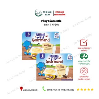 Váng sữa Nestle nội địa Pháp, váng sữa cho bé từ 6 tháng ,vỉ 6 lốc
