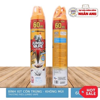 Bình xịt muỗi Jumbo hương cam & chanh 600ml