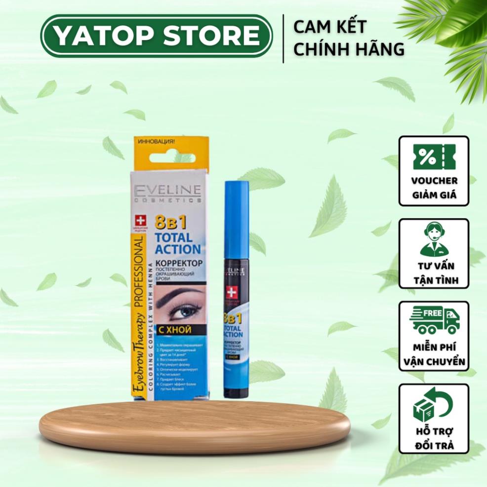 Dưỡng Lông Mày Eveline - Dưỡng Mày Eveline 8in1