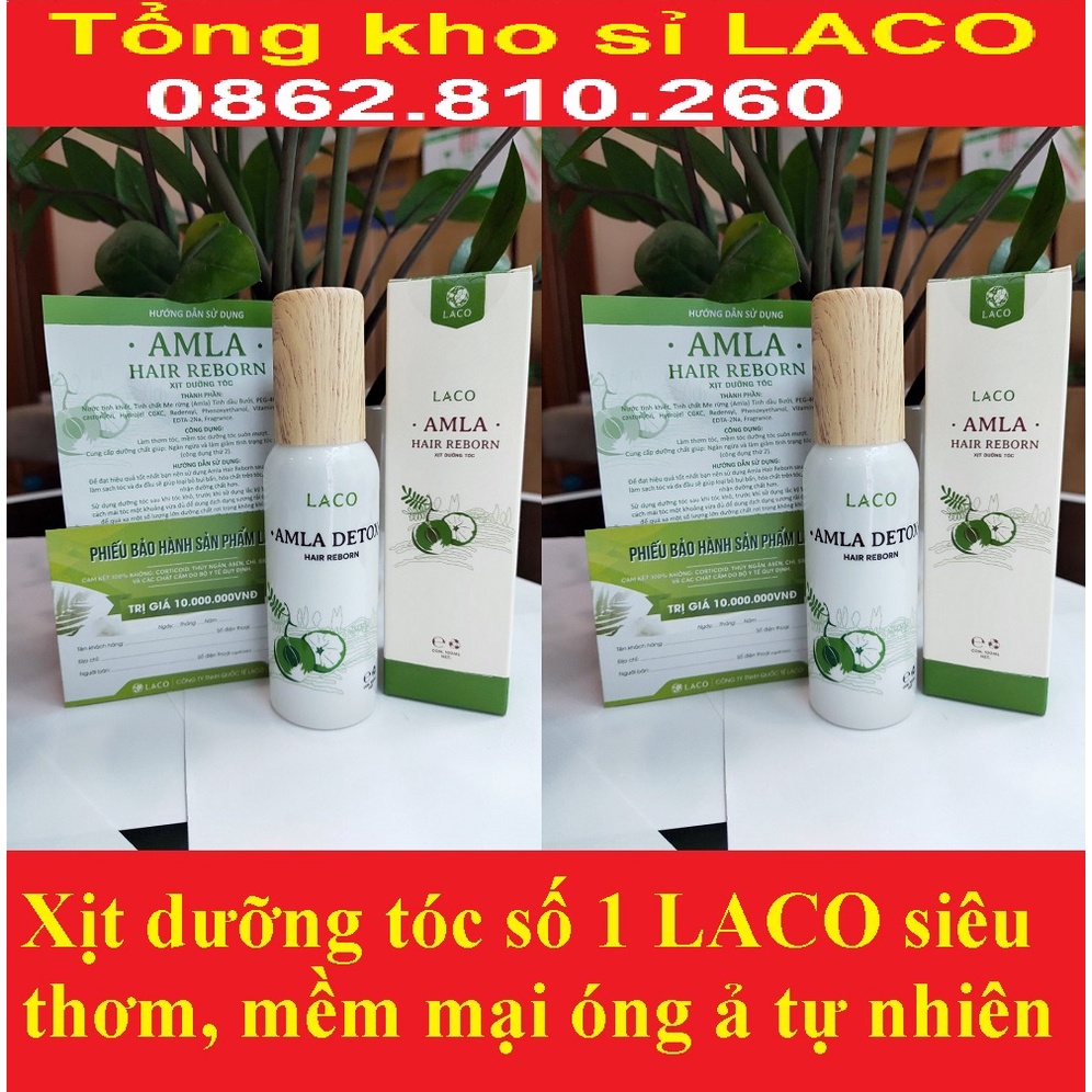 Dầu gội đầu amla detox laco tóc đẹp mê ly