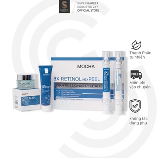 Peel da vi tảo Retinol Mix Peel MOCHA BEAUTY 10mlx2